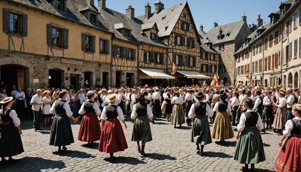 Fetes traditionnelles et animations locales auvergnates