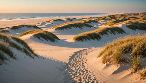 Les plus belles balades entre dunes et littoral à portbail