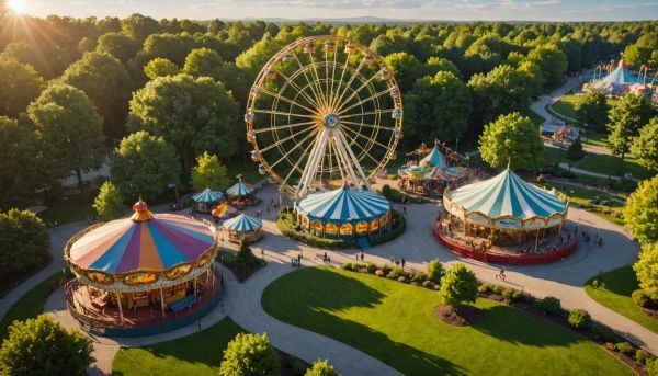 Parcs de loisirs et activites ludiques en plein air